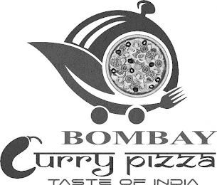 BOMBAY CURRY PIZZA, TASTE OF INDIA logo