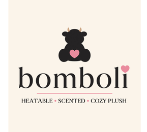 BOMBOLI HEATABLE · SCENTED · COZY PLUSH logo