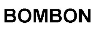 BOMBON logo