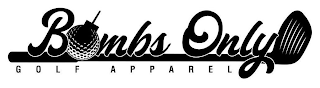 BOMBS ONLY GOLF APPAREL logo