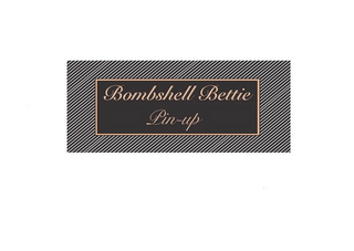 BOMBSHELL BETTIE PIN-UP logo