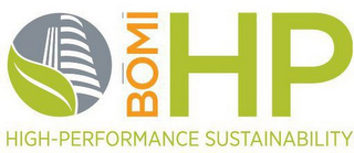 BOMI HP HIGH-PERFORMANCE SUSTAINABILITY logo