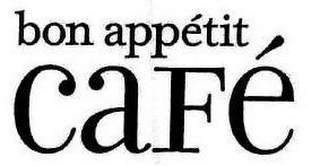 BON APPETIT CAFÉ logo