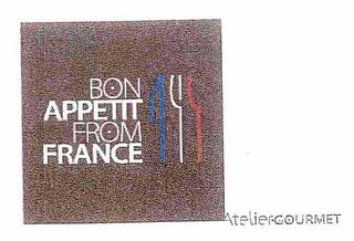 BON APPETIT FROM FRANCE ATELIER-GOURMET logo