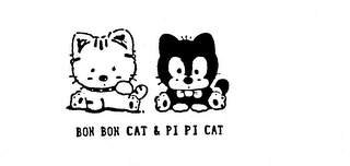BON BON CAT & PI PI CAT logo