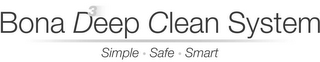 BONA DEEP 3 CLEAN SYSTEM SIMPL SAFE SMART logo