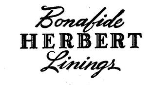 BONAFIDE HERBERT LININGS logo