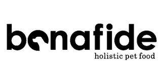 BONAFIDE HOLISTIC PET FOOD logo