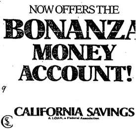 BONANZA MONEY ACCOUNT! logo