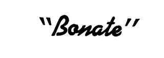 "BONATE." logo
