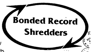 BONDED RECORDED SHEDDERS logo