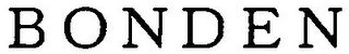 BONDEN logo