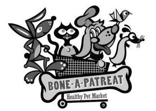 BONE-A-PATREAT HEALTHY PET MARKET logo
