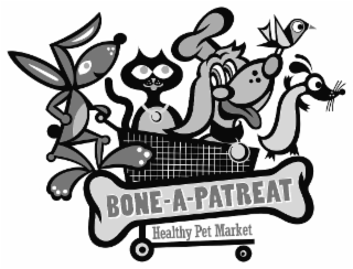 BONE-A-PATREAT HEALTHY PET MARKET logo