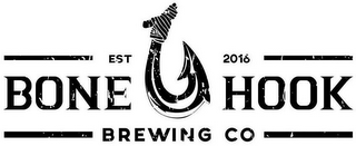 BONE HOOK BREWING CO EST 2016 logo