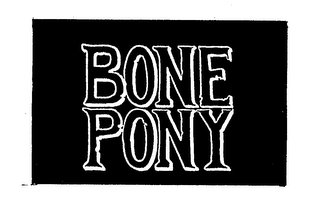 BONE PONY logo