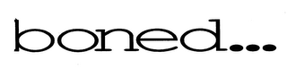 BONED... logo