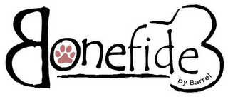 BONEFIDE BY BARREL logo