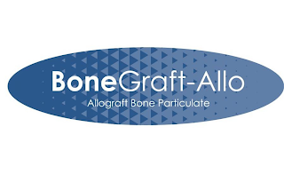 BONEGRAFT-ALLO ALLOGRAFT BONE PARTICULATE logo