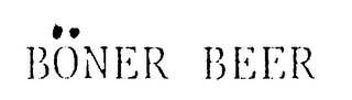 BONER BEER logo