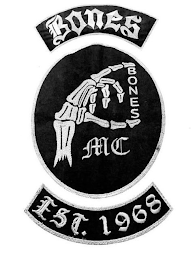 BONES BONES MC EST. 1968 logo