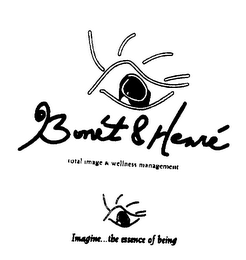 BONET & HENRE TOTAL IMAGE & WELLNESS MANAGEMENT IMAGINE...THE ESSENCE OF BEING...V logo