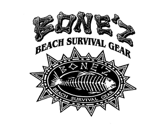 BONE'Z BEACH SURVIVAL GEAR logo