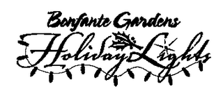 BONFANTE GARDENS HOLIDAY LIGHTS logo