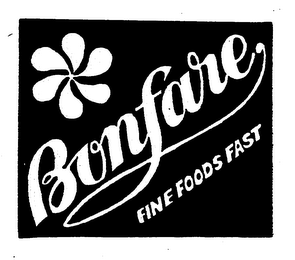 BONFARE FINE FOODS FAST logo