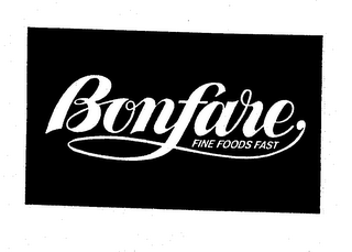 BONFARE FINE FOODS FAST logo