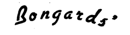 BONGARD'S logo