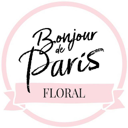 BONJOUR DE PARIS FLORAL logo