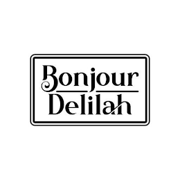 BONJOUR DELILAH logo