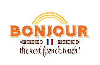 BONJOUR THE REAL FRENCH TOUCH! logo