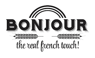 BONJOUR THE REAL FRENCH TOUCH! logo