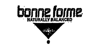 BONNE FORME NATURALLY BALANCED logo