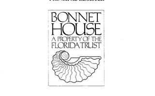 BONNET HOUSE A PROPERTY OF THE FLORIDA TRUST logo