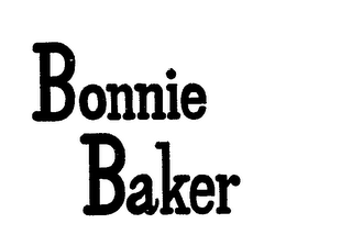 BONNIE BAKER logo
