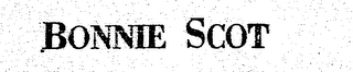BONNIE SCOT logo