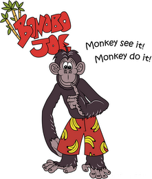 BONOBO JOE MONKEY SEE IT! MONKEY DO IT! logo