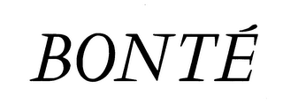 BONTE logo