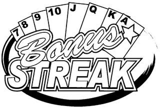 BONUS STREAK 7 8 9 10 J Q K A logo
