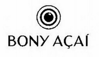 BONY AÇAI logo