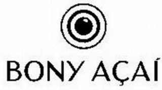 BONY AÇAI logo