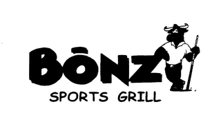 BONZ SPORTS GRILL logo