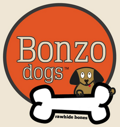 BONZO DOGS RAWHIDE BONES logo