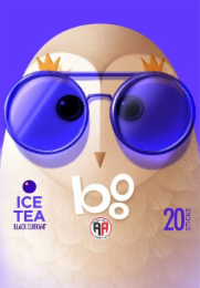 BOO RA ROYAL ARMENIA ICE TEA BLACK CURRANT 20 STICKS logo