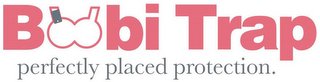 BOOBI TRAP PERFECTLY PLACED PROTECTION. logo