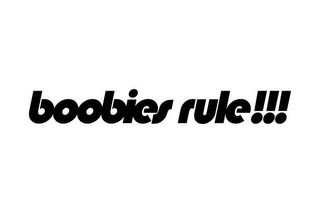 BOOBIES RULE!!! logo