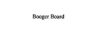 BOOGER BOARD logo